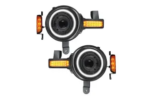 2021  Ford Bronco Oracle  Oculus Amber/White Switchback Bi-LED Projector Headlights