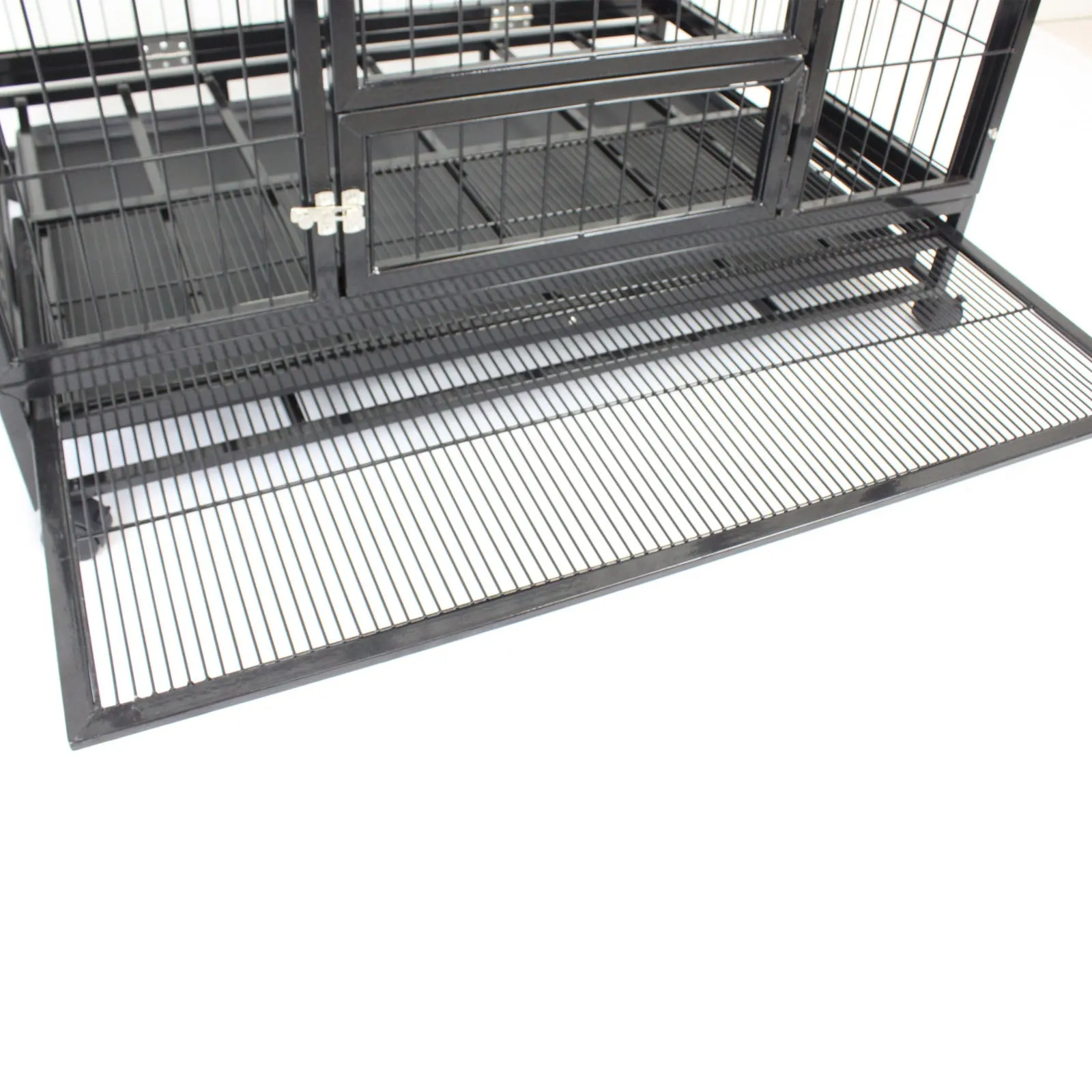 36" Large Heavy Duty Metal Pet Cage Crate Kennel House Dog Cat Kitten