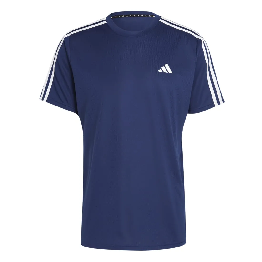 Adidas Adidas Train Essentials Base 3- Stripes Training Men's T-Shirt Blue