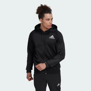 adidas Game and Go Small Logo Full-Zip Men's Hoodie