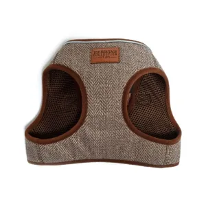 Ancol Heritage Medium (46-54cm) Taupe Herringbone Step-In Harness