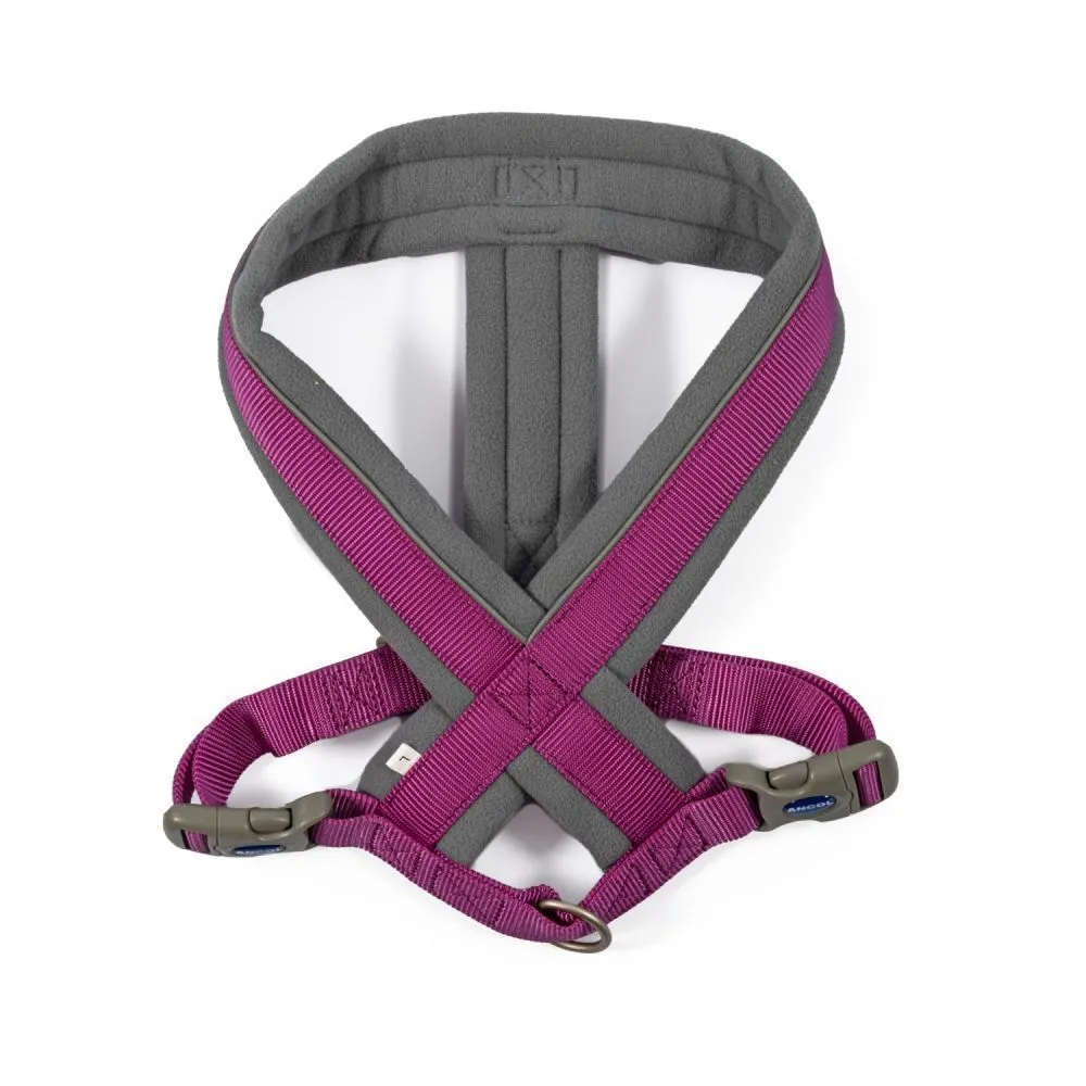 Ancol Viva Large Purple Padded Dog Harness