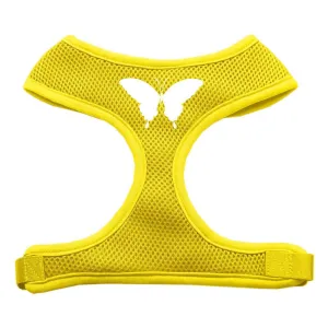 Butterfly Design Soft Mesh Harnesses Yellow Small