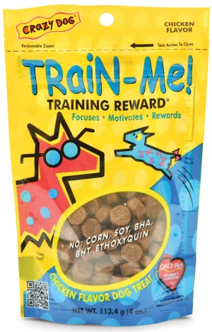 Crazy Dog Train-Me! Training Reward Treats, 4 oz