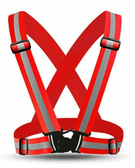 Danger Zone Neon Reflective Buckle Vest