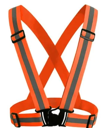 Danger Zone Neon Reflective Buckle Vest