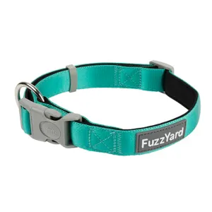 Fuzzyard Dog Collar Lagoon M 25-38cm