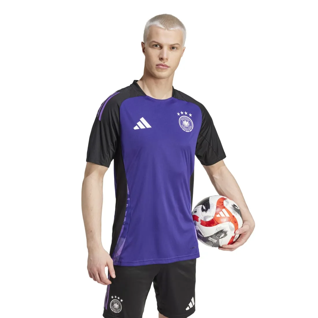 Germany 2024 Adidas Tiro Men's Training Jersey Purple