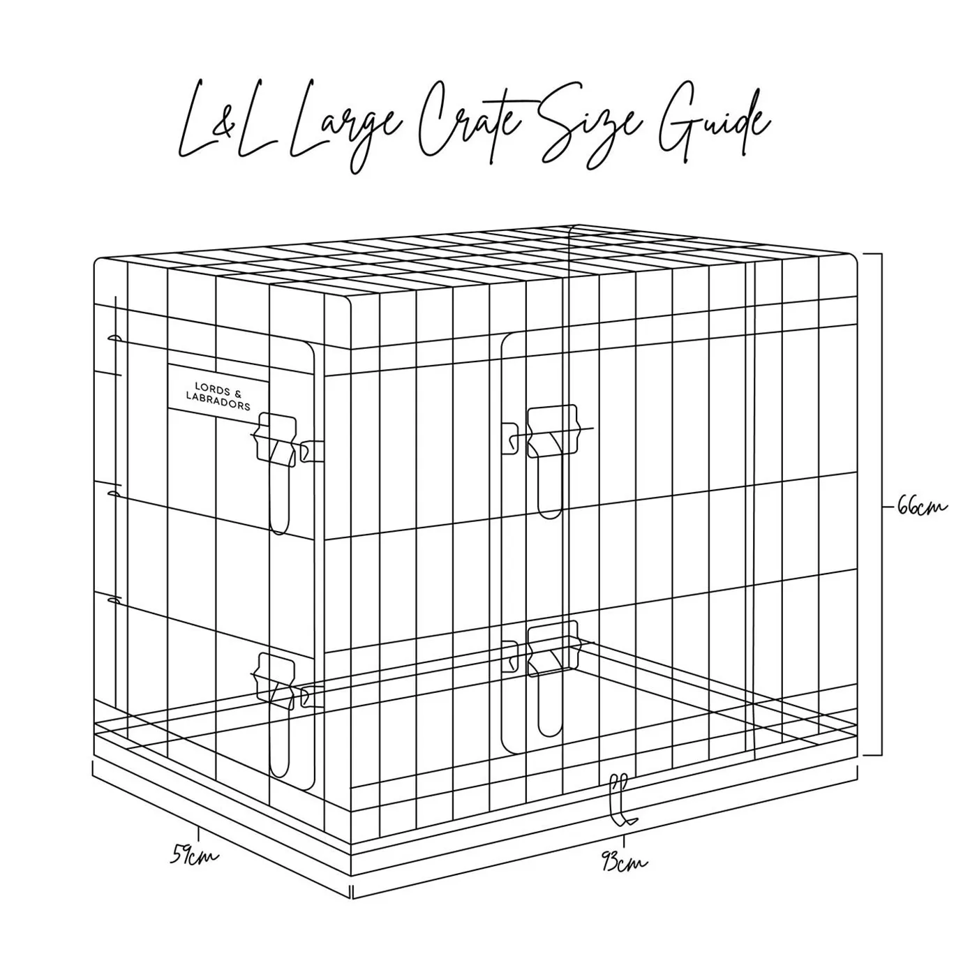 Heavy Duty Deluxe Dog Crate in Iridescent Gold by Lords & Labradors