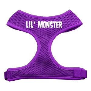 Lil' Monster Design Soft Mesh Harnesses Purple Large