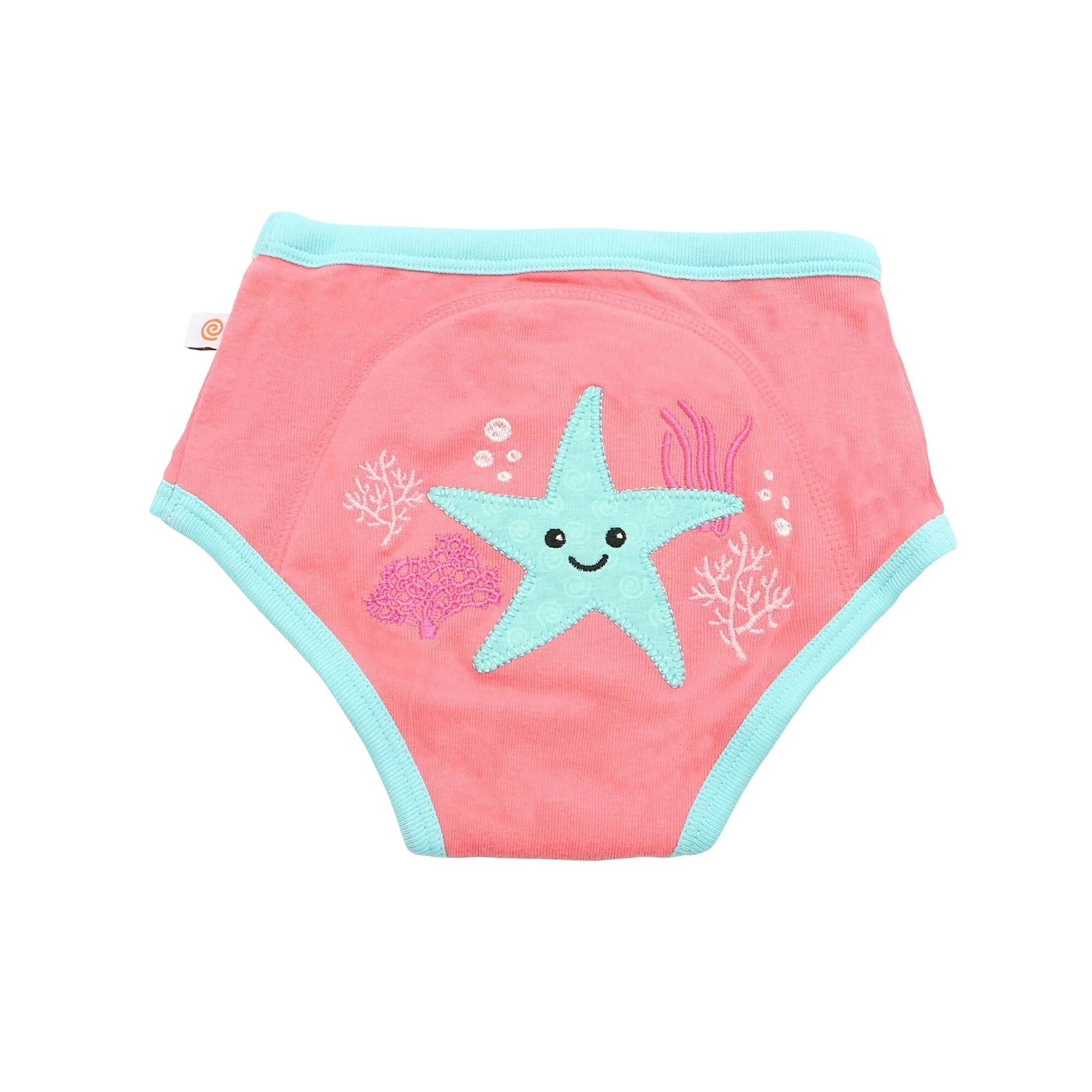 Organic Cotton 3 Piece Potty Training Pants - Girls Ocean Gals