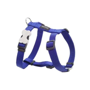 Red Dingo Dog Plain Harness Dark Blue L 25mm