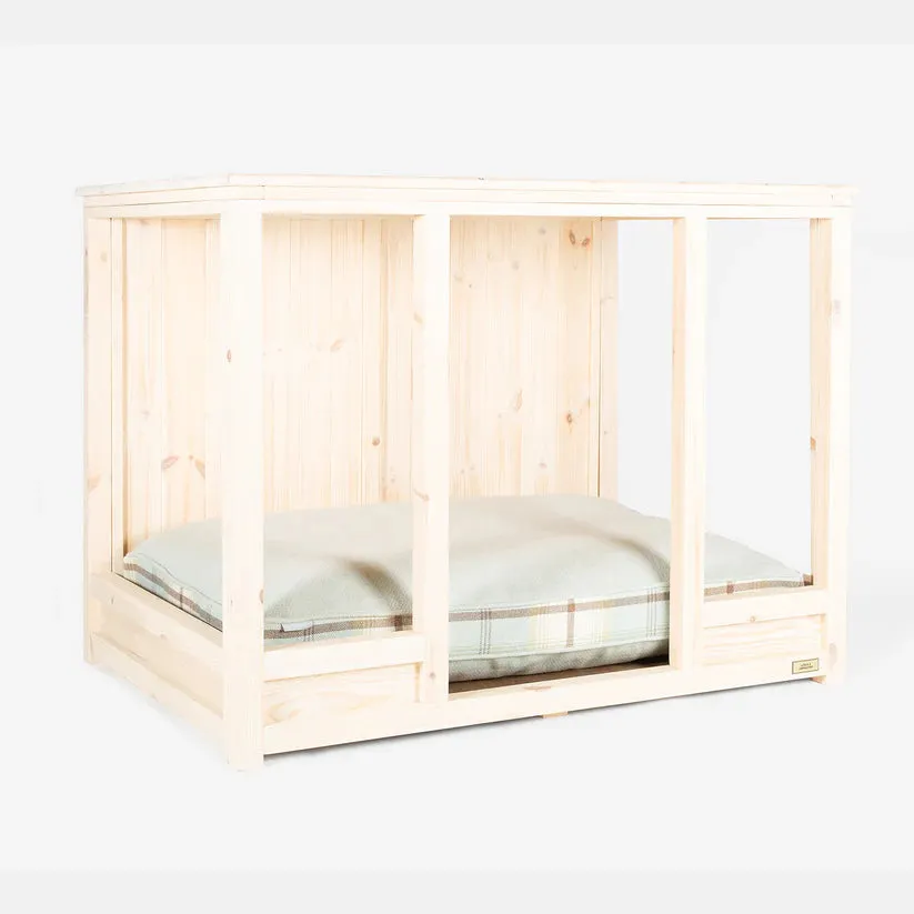 Wooden Salcombe Open Dog Crate