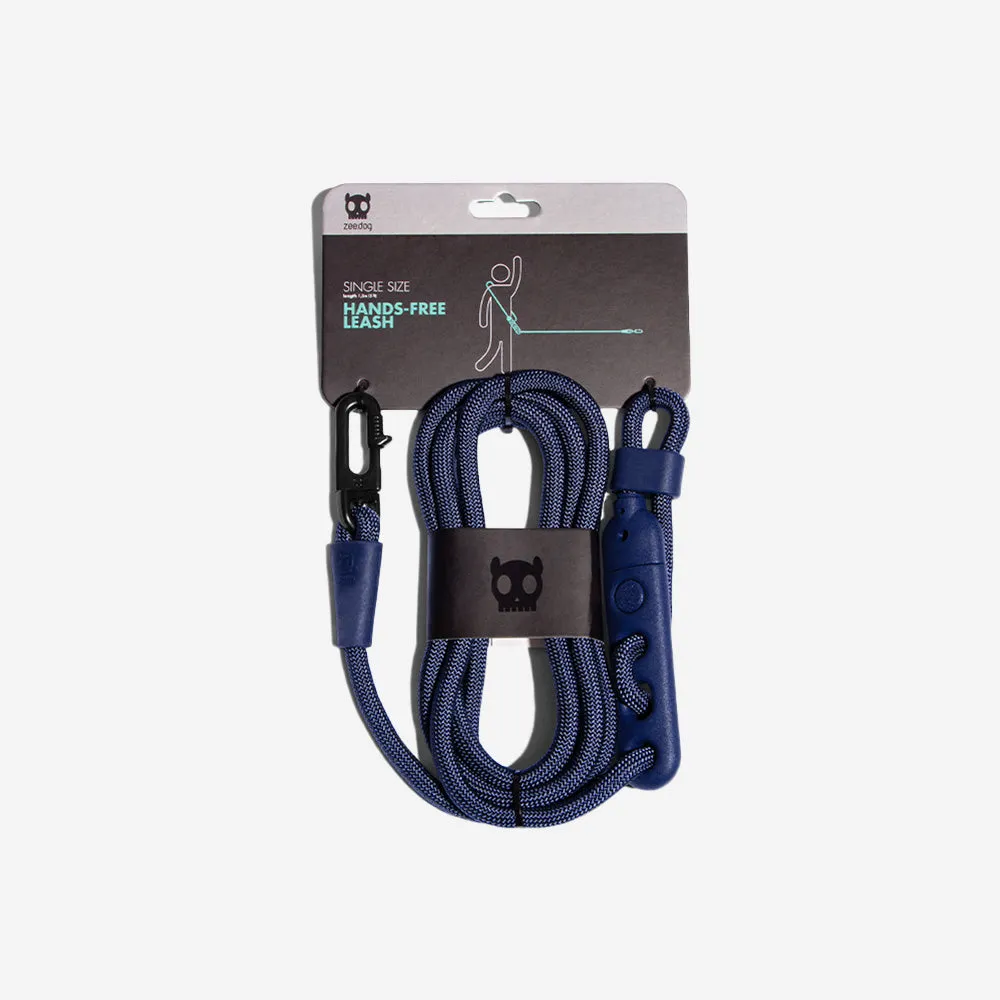 Zee Dog Deep Blue Hands-Free Dog Lead